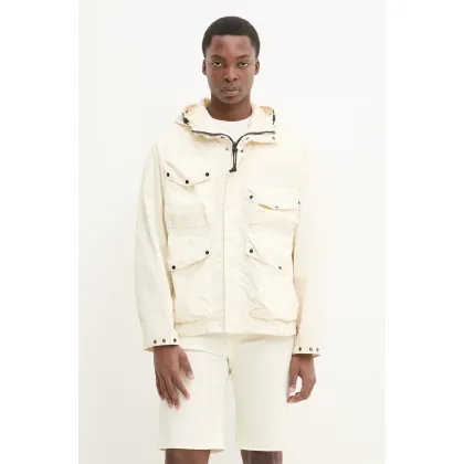 Zdjęcie C.P. Company kurtka kolor beżowy przejściowa oversize 18CMOW050A005991G