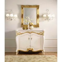 Picture Gold carved mirror from Italy - Casa + 39