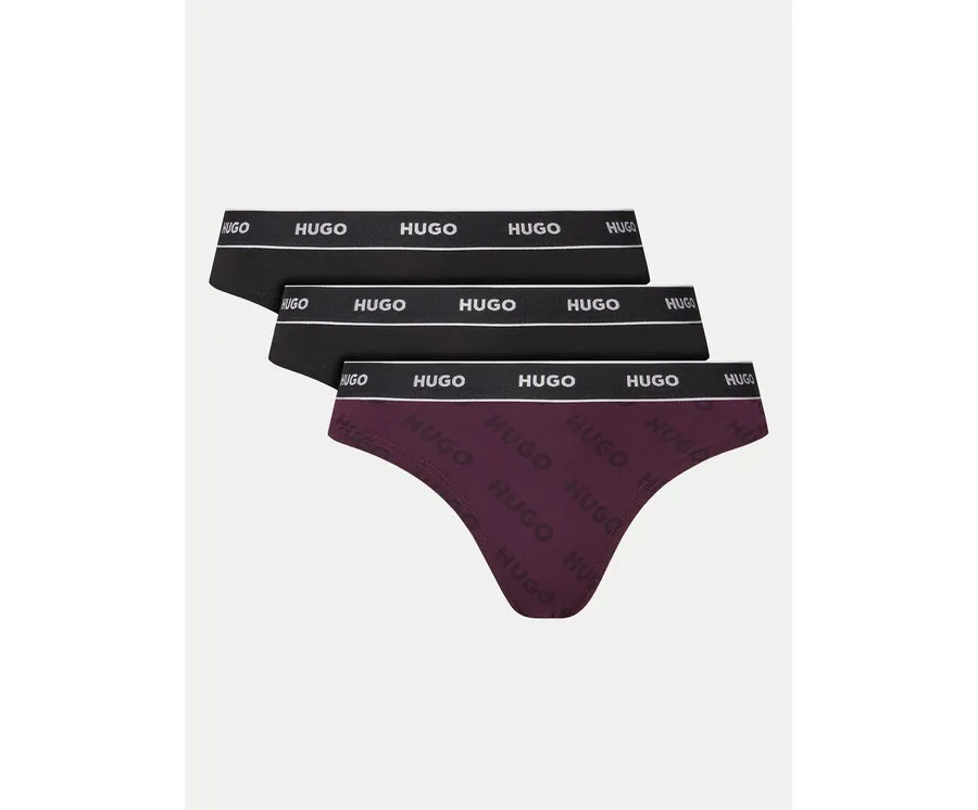 obrazek 1 Hugo Komplet 3 par stringów 50495870 Kolorowy HUGO