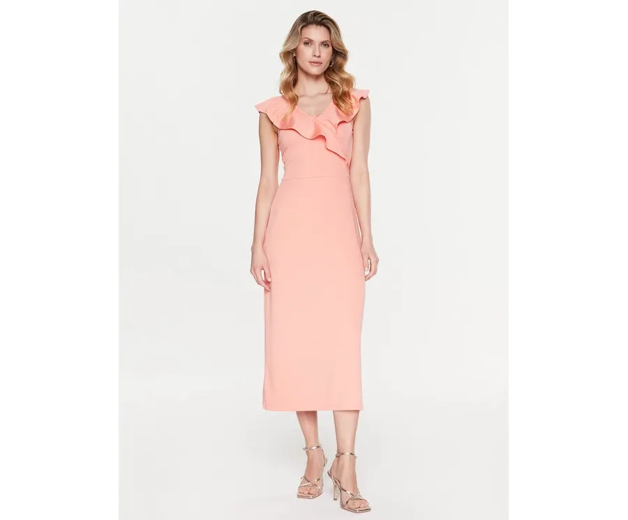 obrazek 1 Silvian Heach Sukienka codzienna GPP23299VE Pomarańczowy Regular Fit