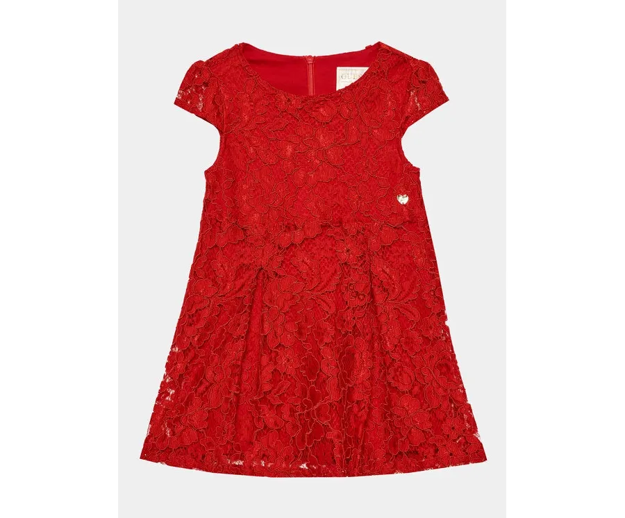 obrazek 1 Guess Sukienka codzienna K3BK03 WFS60 Czerwony Regular Fit