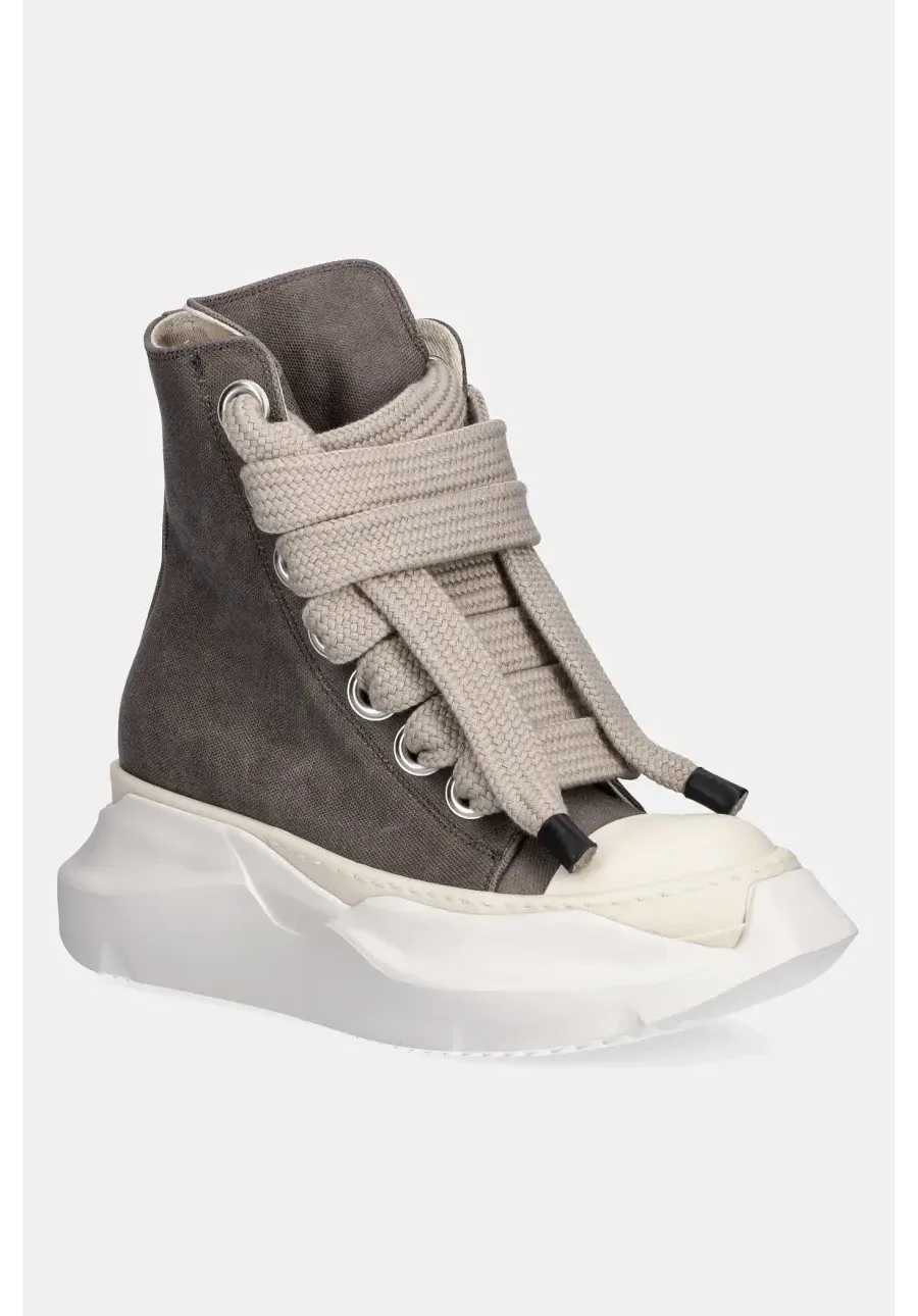 obrazek 1 Rick Owens DRKSHDW trampki Jumbo Laces Abstract Sneak kolor szary DS01E3844.CVSW2