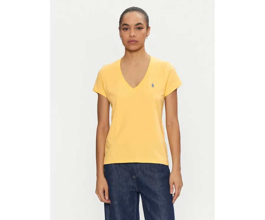 obrazek 1 Polo Ralph Lauren T-Shirt 211902403014 Żółty Regular Fit