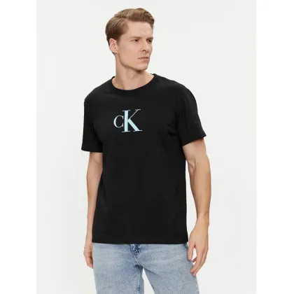 Zdjęcie Calvin Klein Swimwear T-Shirt KM0KM00971 Czarny Regular Fit
