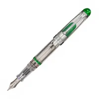 Zdjęcie Unikalne zielone pióro wieczne Demonstrator 88 Minerali - Aurora