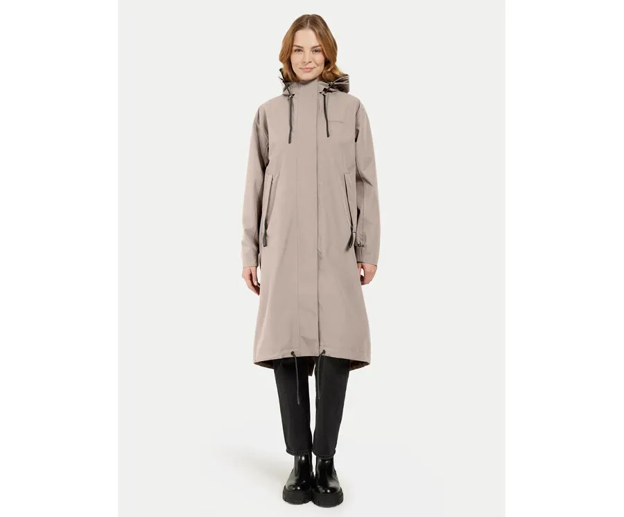 obrazek 1 Didriksons Parka Astrid 505628 Beżowy Relaxed Fit