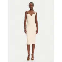 Zdjęcie Elisabetta Franchi Sukienka koktajlowa AB85052E2 193 Beżowy Regular Fit