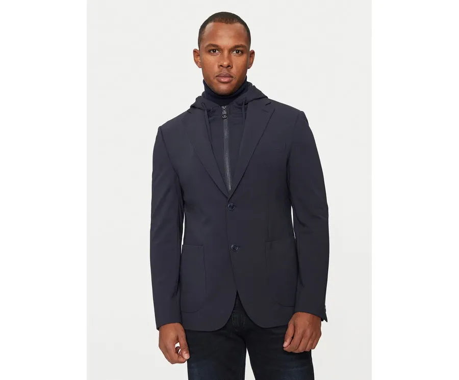 obrazek 1 Hechter Paris Marynarka 15885 142155 Granatowy Regular Fit