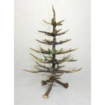 Zdjęcie Dekoracja do domu w postaci choinki z poroża