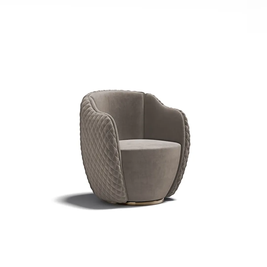 obrazek 2 Elegancki modernistyczny fotel do salonu - prosto z Włoch