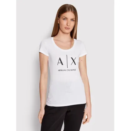 Zdjęcie Armani Exchange T-Shirt 8NYT70 YJ16Z 1000 Biały Slim Fit