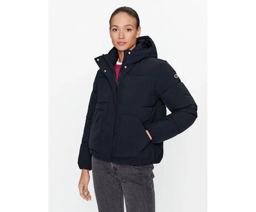 obrazek 1 Champion Kurtka przejściowa Hooded Jacket 116921 Czarny Custom Fit