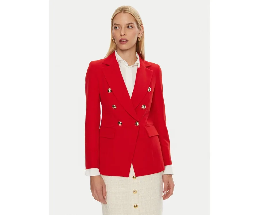 obrazek 1 Maryley Marynarka 24IB139/43MA Czerwony Regular Fit