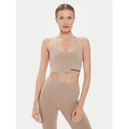 Zdjęcie Converse Biustonosz top W Wordmark Bra Top 10024540-A10 Beżowy