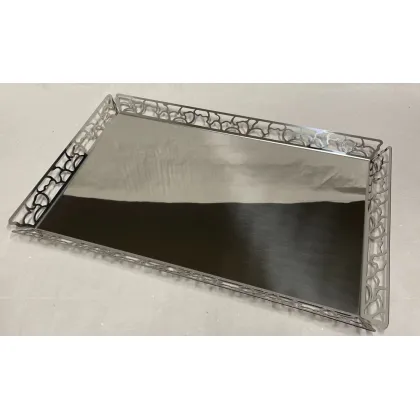 Picture Steel serving tray from the Marika collection