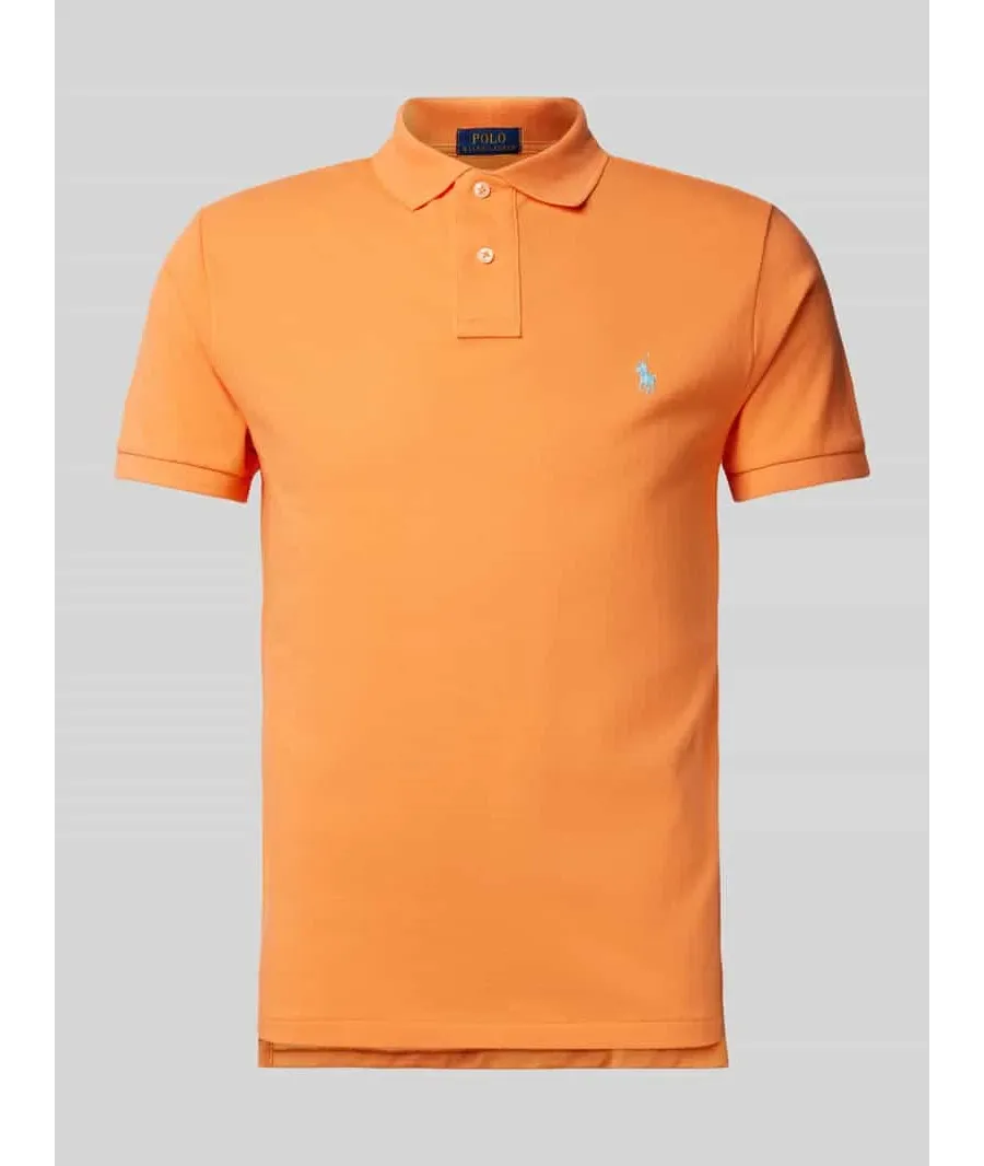 obrazek 1 Koszulka polo o kroju custom fit z czystej bawełny