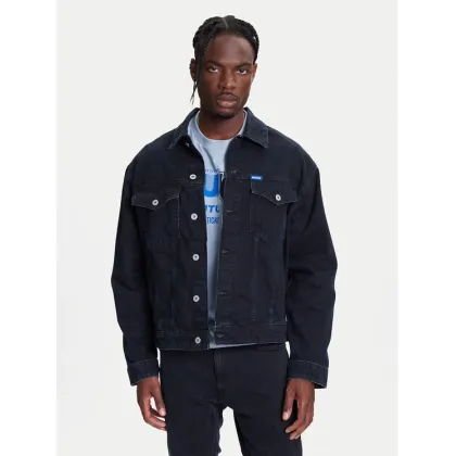 Zdjęcie HUGO Kurtka jeansowa Dex 50541714 Granatowy Regular Fit