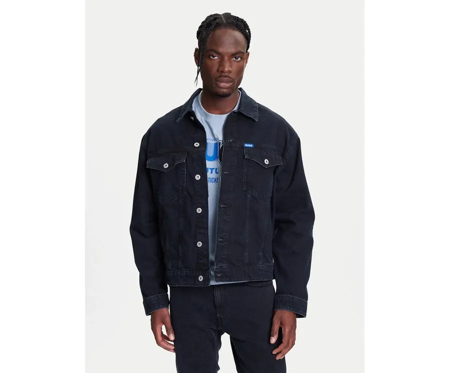 obrazek 1 HUGO Kurtka jeansowa Dex 50541714 Granatowy Regular Fit