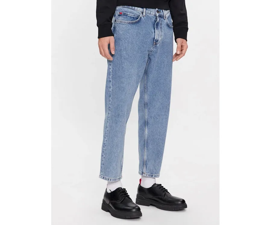 obrazek 1 Hugo Jeansy 50507854 Niebieski Loose Fit HUGO