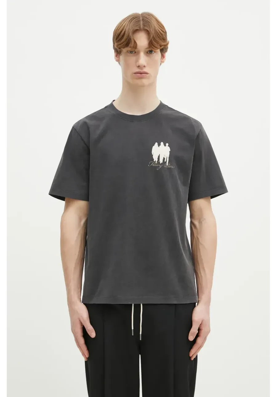 obrazek 1 Filling Pieces t-shirt bawełniany United by Generations męski kolor szary z nadrukiem 74499870626