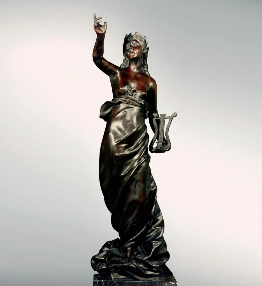 obrazek 1 Rzeźba z brązu Venus z lirą - Fonderia Artistica Ruocco