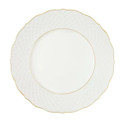 Zdjęcie Elegancki talerz porcelanowy Empire Gold Ø 28 cm