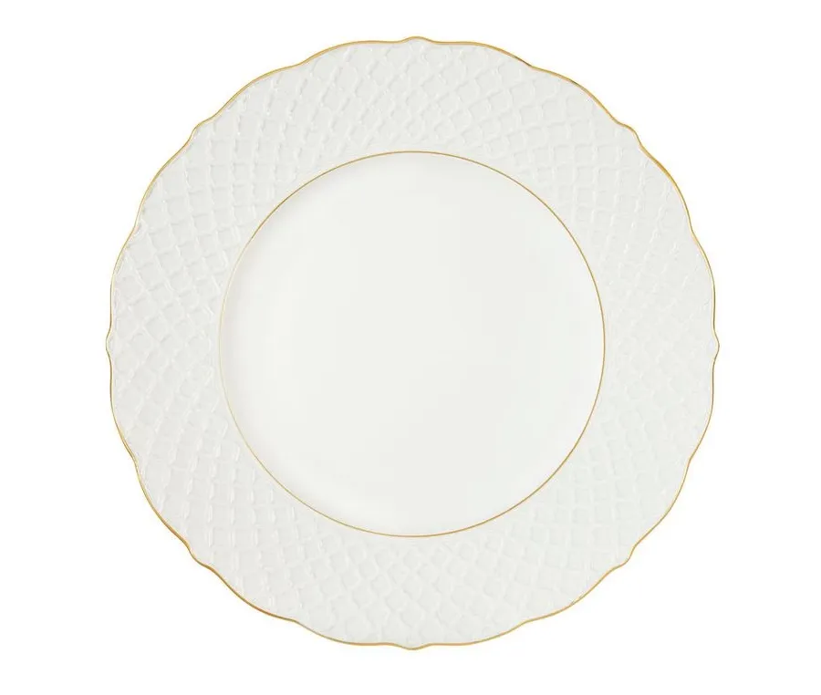 obrazek 1 Elegancki talerz porcelanowy Empire Gold Ø 28 cm