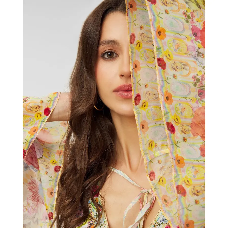 obrazek 1 Sukienka Jedwabna Camilla A-line Gathered Panel Dress