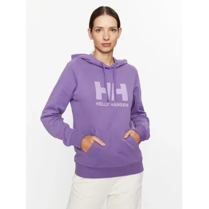 Zdjęcie Helly Hansen Bluza Logo 33978 Fioletowy Regular Fit
