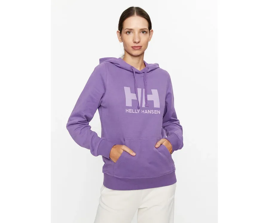obrazek 1 Helly Hansen Bluza Logo 33978 Fioletowy Regular Fit