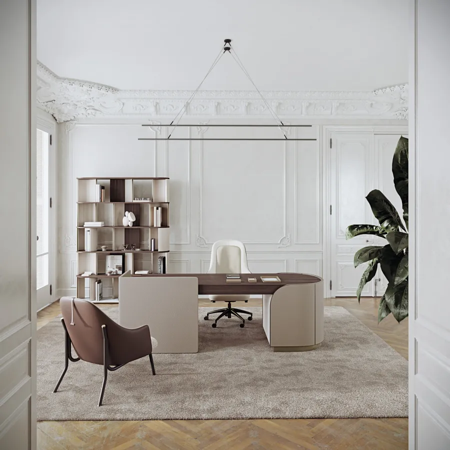 obrazek 16 Ekskluzywne modernistyczne biurko prosto z Włoch - do biura lub gabinetu