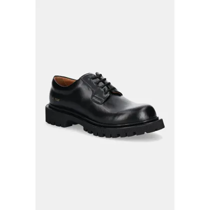 Zdjęcie Common Projects półbuty skórzane Chunky Derby męskie kolor czarny 2451