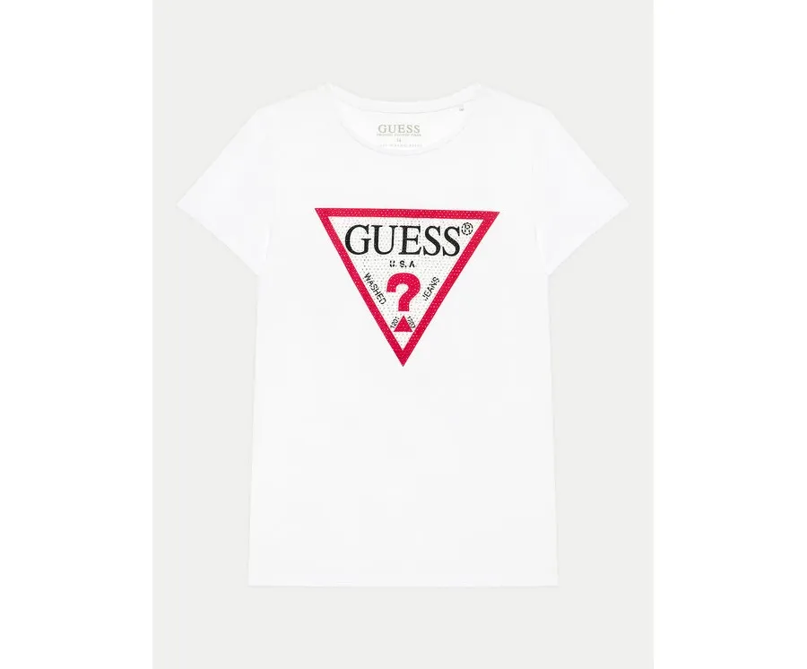 obrazek 1 Guess T-Shirt J2YI51 K6YW1 Biały Regular Fit