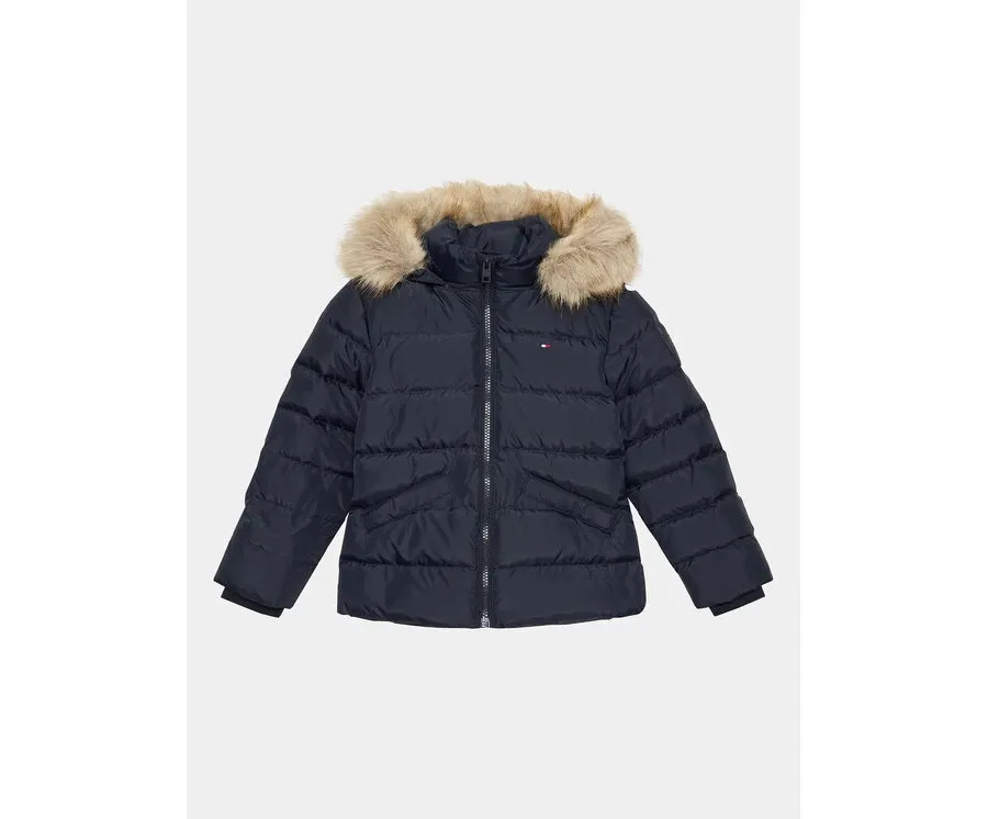 obrazek 1 Tommy Hilfiger Kurtka zimowa KG0KG07399 M Granatowy Regular Fit