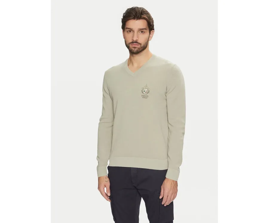obrazek 1 Aeronautica Militare Longsleeve 242MA1512L463 Zielony Regular Fit