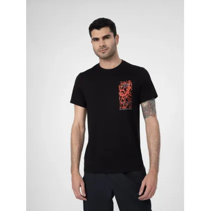Zdjęcie 4F T-Shirt 4FSS23TTSHM487 Czarny Regular Fit