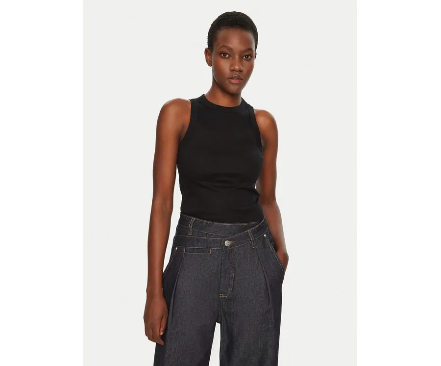 obrazek 1 IVY OAK Top Klara IO1100X2350 Czarny Slim Fit