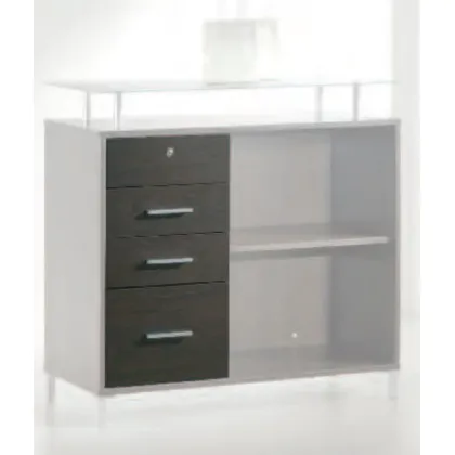 Zdjęcie Komoda – element lady sklepowej z czterema szufladami