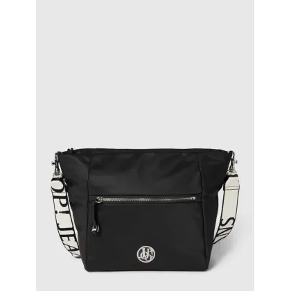 Zdjęcie Torebka z aplikacją z logo i paskiem na ramię