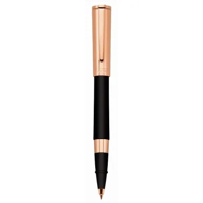 Picture A unique ballpoint pen with rose gold