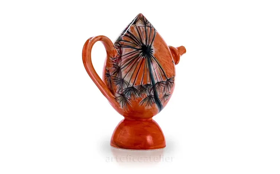 obrazek 2 Stylowy malowany dzbanek na wodę lub wino