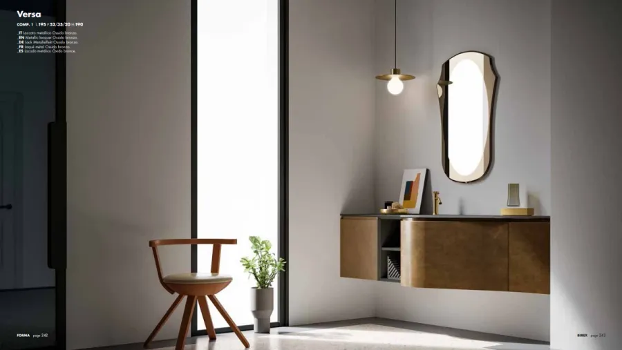obrazek 2 Włoska, designerska łazienka - komplet mebli - Birex