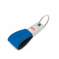 Zdjęcie Włoski brelok ze skóry naturalnej lub ekologicznej z logo firmy