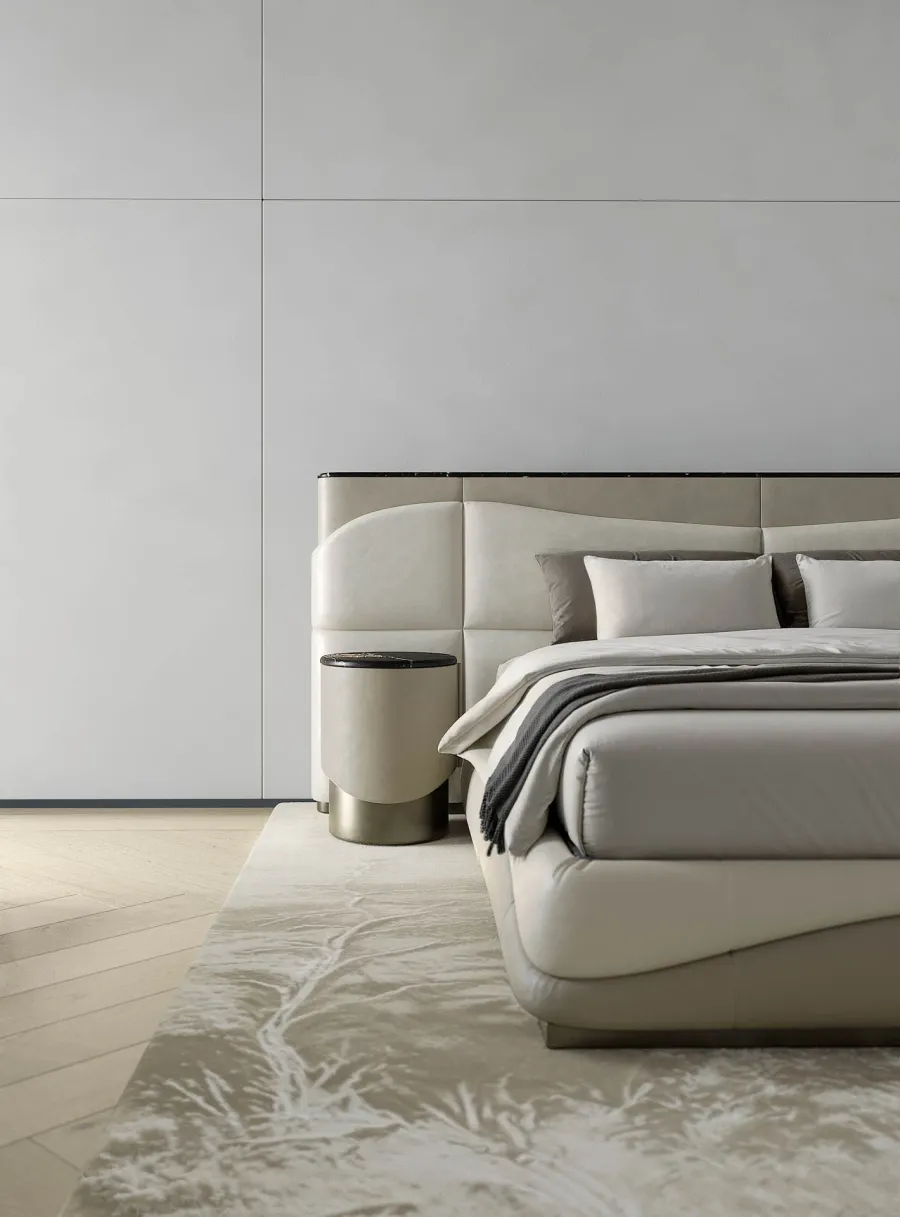 obrazek 13 Eleganckie włoskie łóżko do sypialni - styl modernistyczny