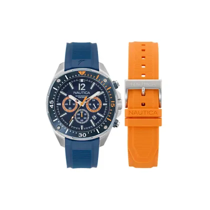 Zdjęcie Nautica Zegarek Sporty SET NAPBSS504 Srebrny