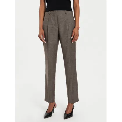 Zdjęcie Weekend Max Mara Spodnie materiałowe Caldaia 2425136132 Brązowy Slim Fit