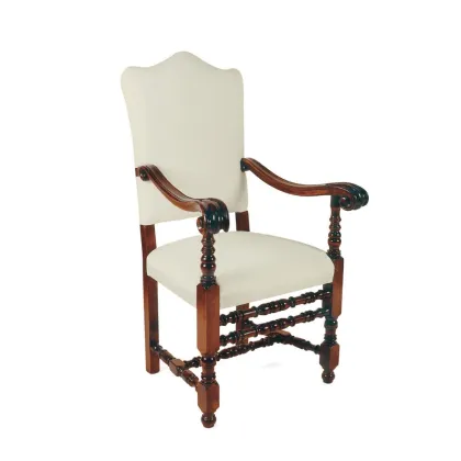 Zdjęcie Piękne stylowe włoskie krzesło w stylu rustykalnym