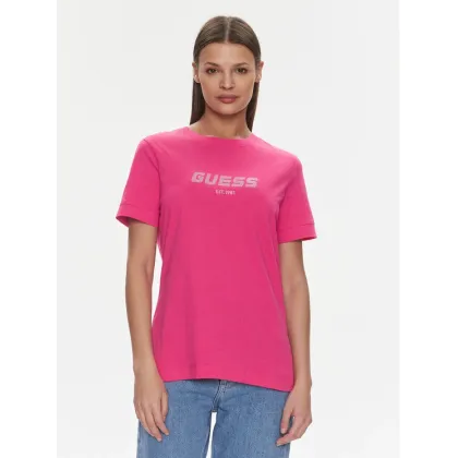Zdjęcie Guess T-Shirt Eleanora V4RI10 K8HM4 Różowy Regular Fit