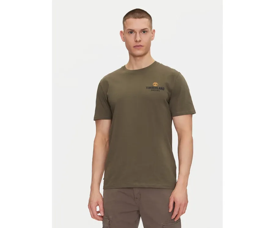 obrazek 1 Timberland T-Shirt TB0A2G8S Zielony Regular Fit