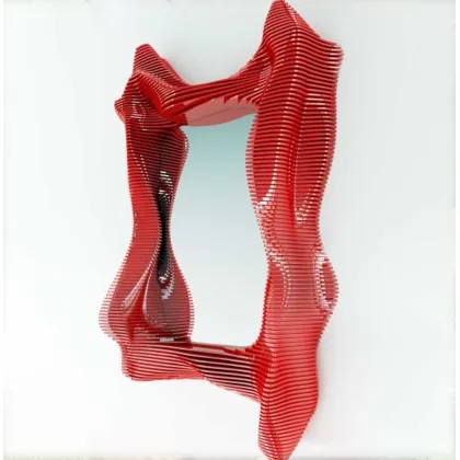 Zdjęcie Designerskie lustro ze sklejki